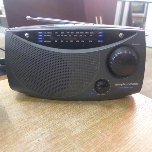 2161 - A quantity of assorted radios including a Philips (AZ102B) DC sound machine, a Roberts Elise DAB rad... 