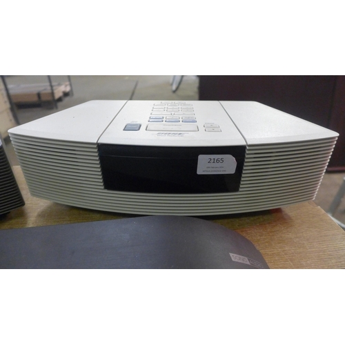 2165 - A Bose wave (AWRC3P) radio/CD player and a Bose wave music system with remote and a Sony (ETBT201Y) ... 