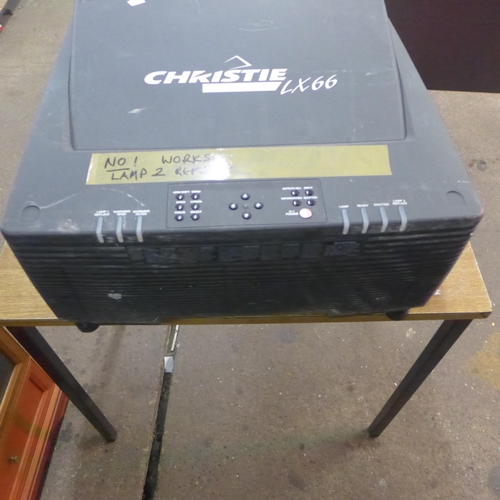 2173 - A Christie LX66 projector