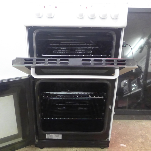 2195 - A Zanussi 4-ring twin oven electric cooker