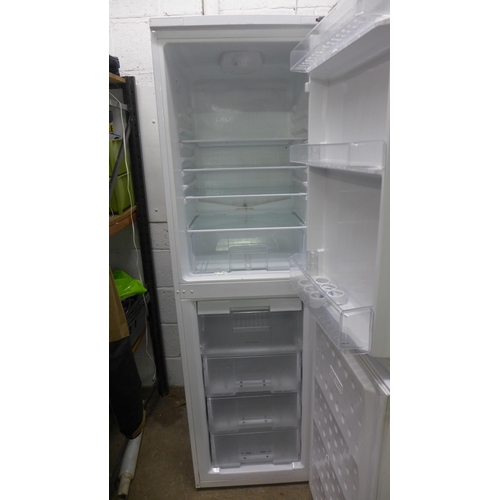 2203 - A Beko (CDA543FW) white 50/50 stand alone fridge freezer