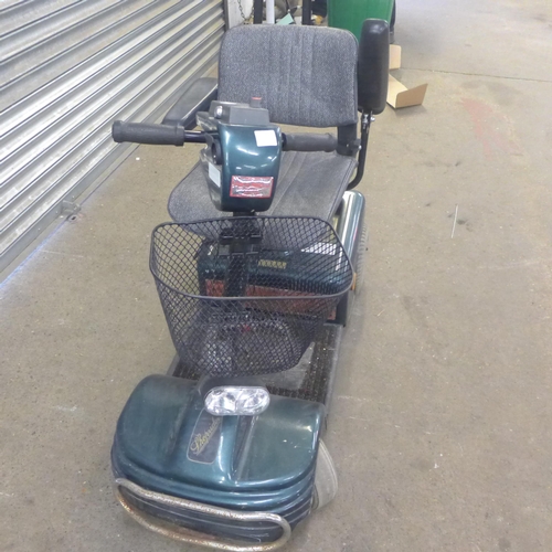 2204 - A Shoprider Sovereign mobility scooter - sold as seen without keys or battery charger