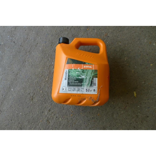 2217 - A Stihl hedge trimmer (HS45) with blade cleaner, fuel and lubricant