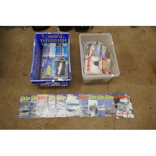 2339 - 2 Boxes of Ship magazines