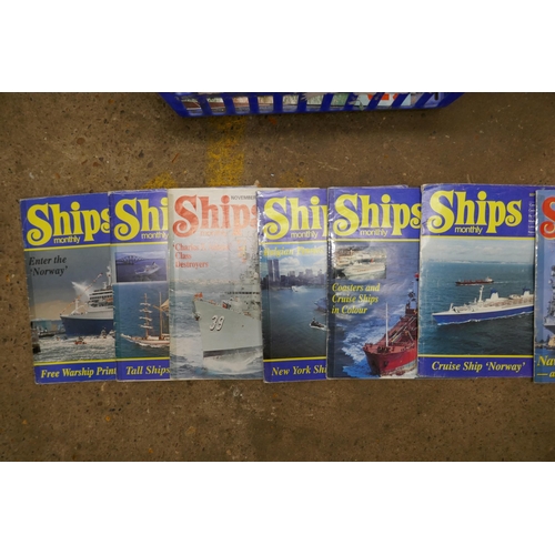 2339 - 2 Boxes of Ship magazines