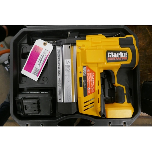 2352 - A box of 6 Clarke return items - 2 Clarke multi function tool kits (CMFT250), 3 Clarke contractor 18... 