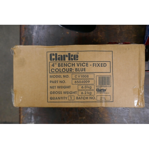 2355 - Box of 6 Clarke returned items - Clarke auto charge 8A intelligent battery charger (IBC8), 2 x Clark... 