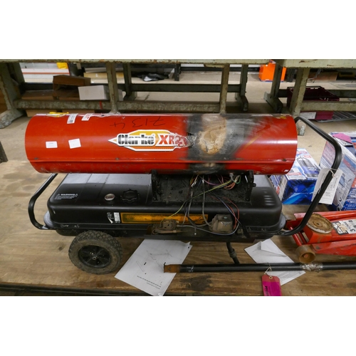 2364 - A Clarke XR210 Diesel/240V Workshop heater (mm7134) * All sold as scrap and subject to VAT