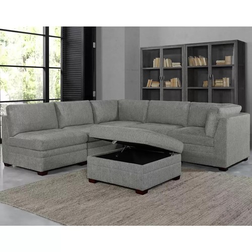 1449 - Tisdale 6Pc Sofa L Grey Modular Sectional, original RRP £1166.66 + VAT (4195-46) * This lot is subje... 