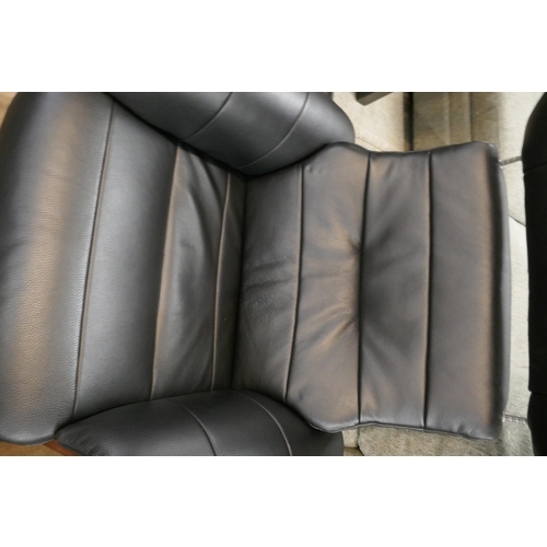 1450 - Kuka Karma Chair Black With Ottoman, original RRP £566.66 + VAT (4195-13) * This lot is subject to V... 