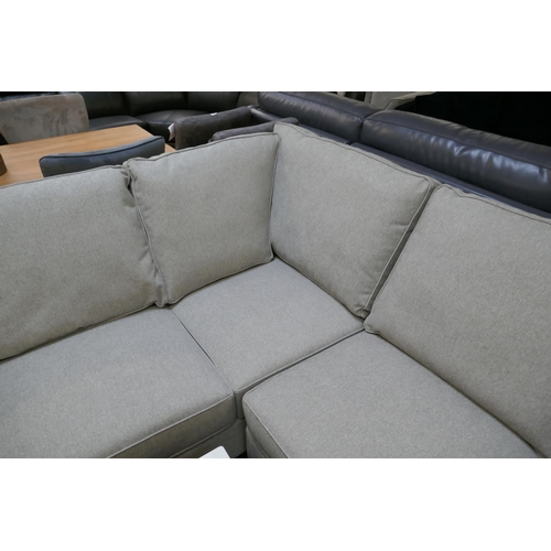 1327 - Ellen Light Grey Sectional Fabric corner sofa, original RRP £749.98 + VAT (4195-25) * This lot is su... 