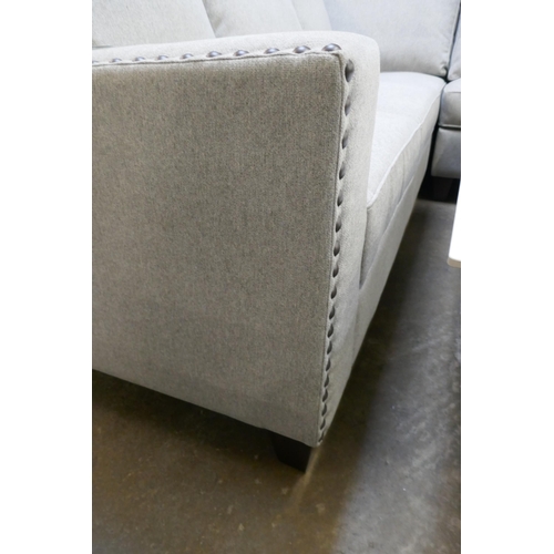 1327 - Ellen Light Grey Sectional Fabric corner sofa, original RRP £749.98 + VAT (4195-25) * This lot is su... 