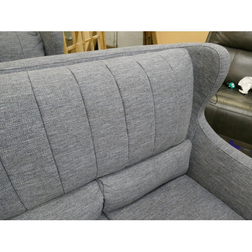 1334 - Pair of Rebecca Piero Thunderstorm blue sofas, ref: 5807706/37301.RRP £1798 *This lot is subject to ... 