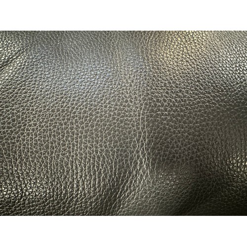 1457 - Ava Leather 2.5 Seater Storm Grey, original RRP £983.33 + VAT (4195-18) * This lot is subject to VAT