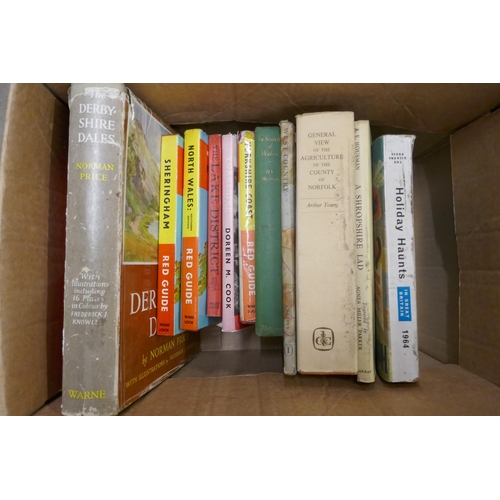 1136 - Two boxes of UK travel books and magazines **PLEASE NOTE THIS LOT IS NOT ELIGIBLE FOR POSTING AND PA... 