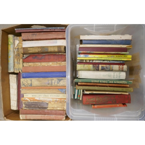 1137 - Two boxes of early/mid 20th Century children's books/annuals **PLEASE NOTE THIS LOT IS NOT ELIGIBLE ... 