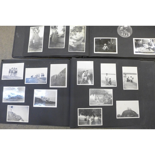 660 - An album of RAF and Africa photographs with invitations and other items dated 1950s/60s and two fami... 