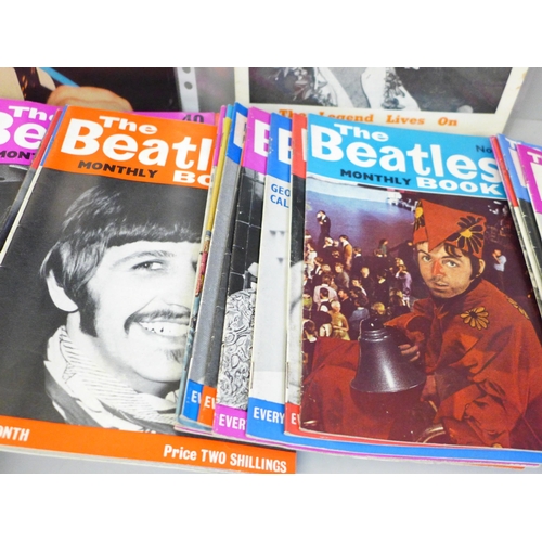 689 - Over 50 The Beatles Monthly magazines