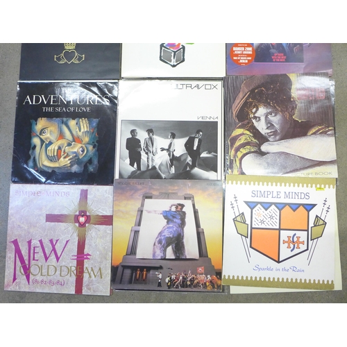 698 - Nineteen 1980s New Wave LP records