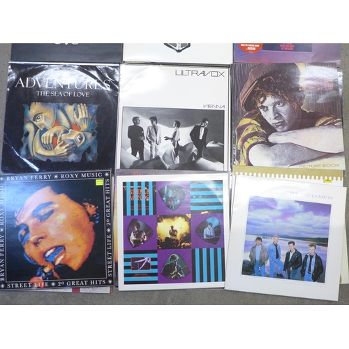 698 - Nineteen 1980s New Wave LP records