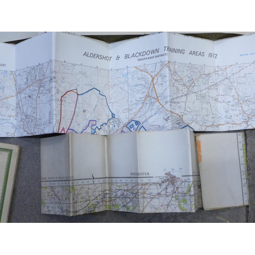 701 - A box of War Office maps, UK and Germany