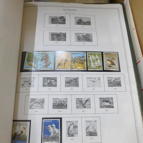 708 - Stamps; a box of stamps, covers, etc., loose and in albums