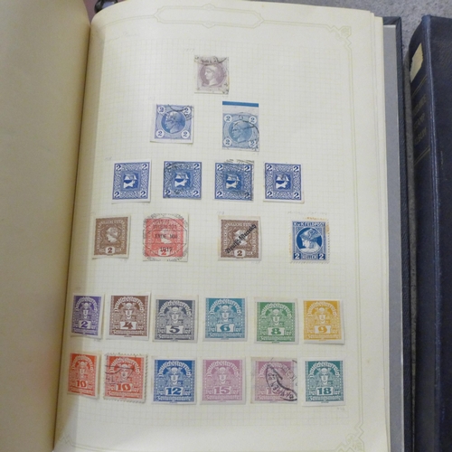 708 - Stamps; a box of stamps, covers, etc., loose and in albums