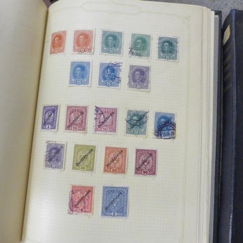 708 - Stamps; a box of stamps, covers, etc., loose and in albums