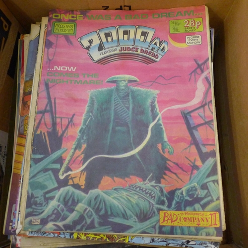 726 - 2000AD comics and Judge Dredd, Rogue Trooper, etc.