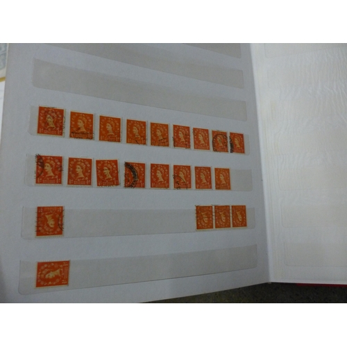 727 - Stamp albums, used Machin including castles, pre and post decimal