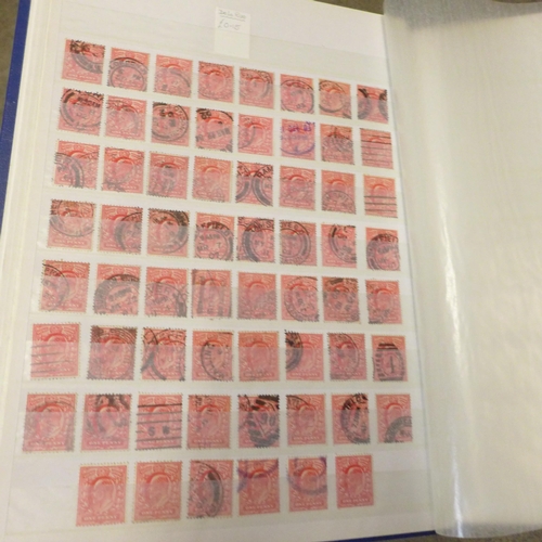 738 - Seven albums of used stamps