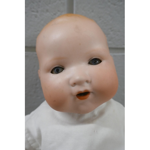 Poupon En Porcelaine Ancien Armand Marseille 351/3 K - 35 Cm - Collection Dream Baby