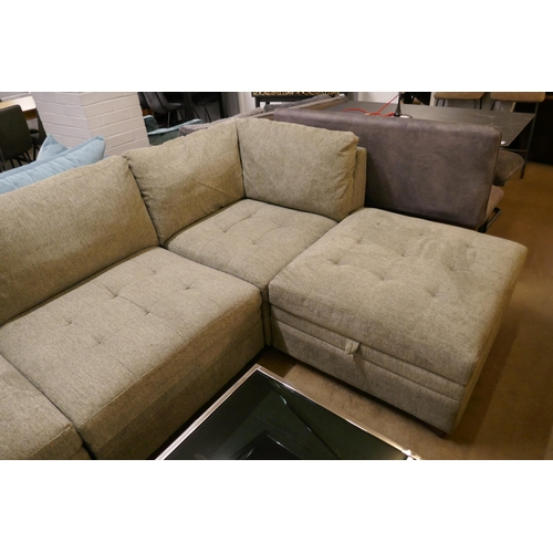 1363 - Tisdale 6Pc Sofa L Grey Modular Sectional, original RRP £1166.66 + VAT (4195-46) * This lot is subje... 