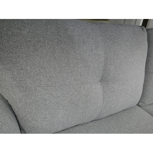 1633 - A grey upholstered two seater sofa