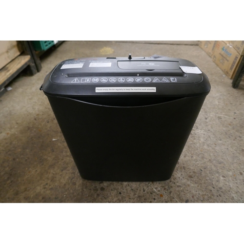 2458 - A Bonsaii strip-cut 8-sheet paper shredder (S120-C)