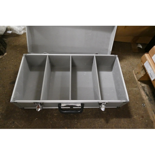 2472 - Five aluminium storage boxes