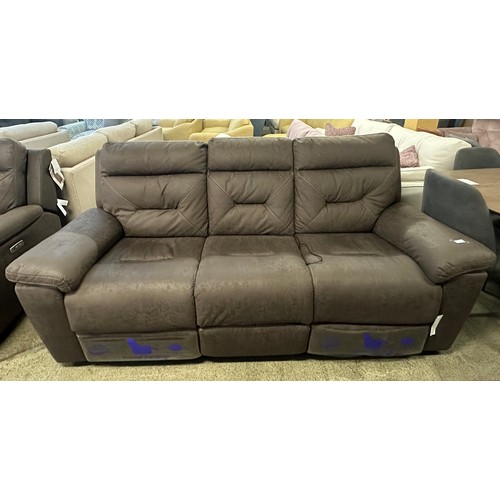 1535 - A Justin Brown 3 Seater Power Recliner, original RRP £999.99 + VAT (4196-3) *This lot is subject to ... 