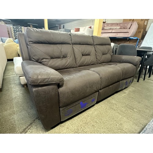 1535 - A Justin Brown 3 Seater Power Recliner, original RRP £999.99 + VAT (4196-3) *This lot is subject to ... 