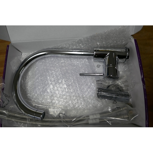 2505 - A Cooke & Lewis Amsel twin lever kitchen tap