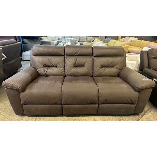 1536 - A Justin Brown 3 Seater Power Recliner sofa , original RRP £999.99 + VAT (4196-8) *This lot is subje... 