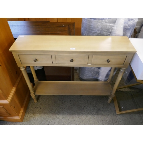 1580 - A three drawer console table