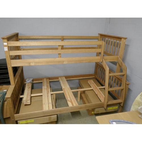 1618 - Pine bunk beds, boxed, self assembly. *This lot is subject to VAT