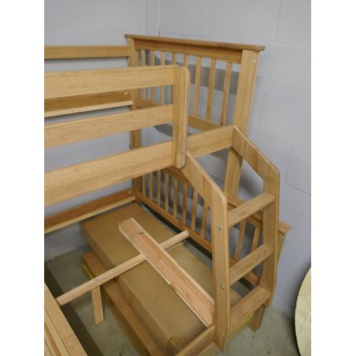 1618 - Pine bunk beds, boxed, self assembly. *This lot is subject to VAT