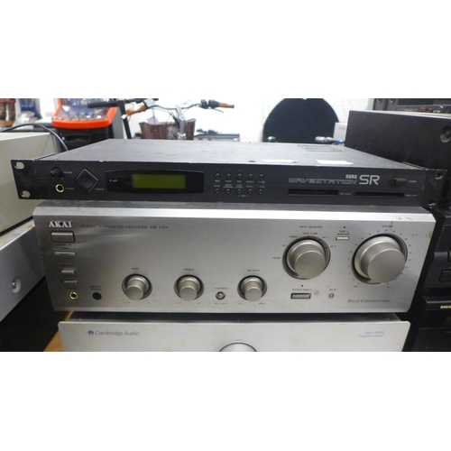 2184 - A quantity of JVC stereo equipment including a compact component system (MX-55M), A Compact disk aut... 