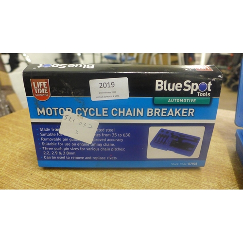 2019 - A Blue Spot automotive motorcycle chain breaker tool kit