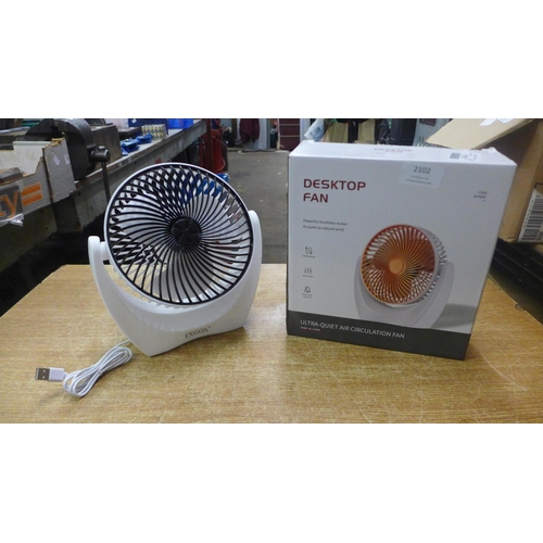 2102 - 8 boxed ultra quiet circular desktop fans