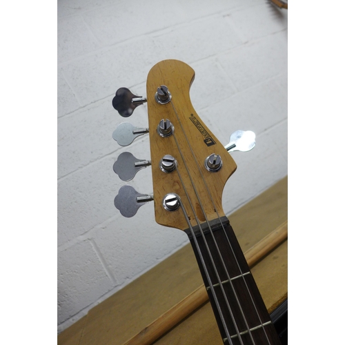 2110 - A 5 string DiMavery bass guitar