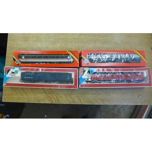 2162 - A quantity of model trains - various brands including Lima Models and Hornby Railways