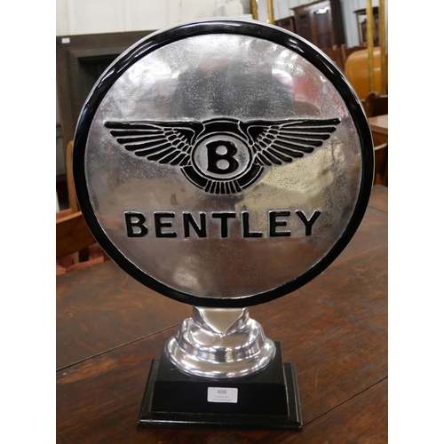 408 - A Bentley motoring desk emblem