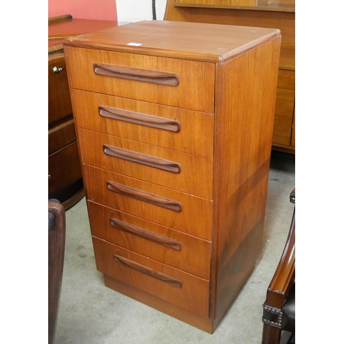 6 - A G-Plan Fresco teak chest of drawers